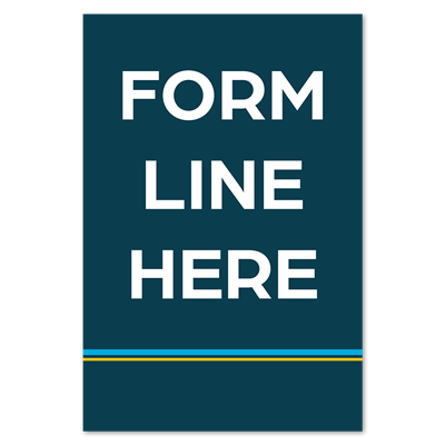 A-Frames - Form Line Here - 24x36