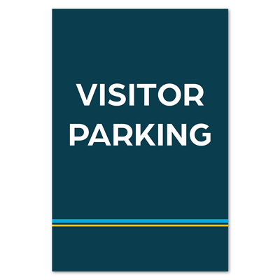 Parking Signs - Vistor Parking - 12x18